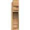 Ekena Millwork Merced Block Rough Sawn Outlooker, Western Red Cedar, 6"W x 22"D x 22"H OUT06X22X22MRC05RWR - alternate 3